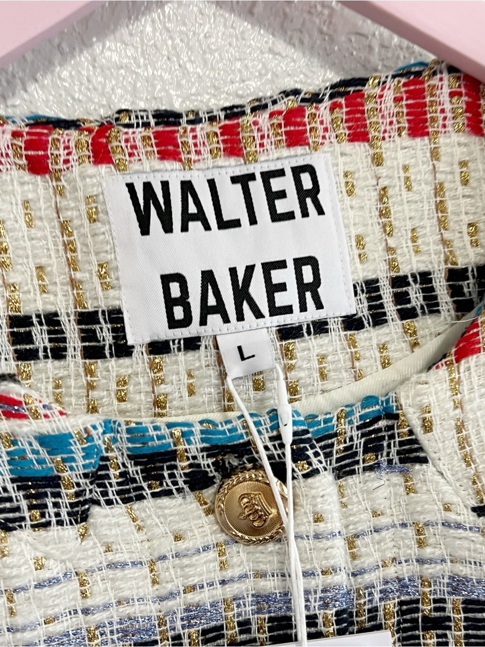 NWT Anthropologie Walter Baker Jones Tweed Jacket - Picture 7 of 10